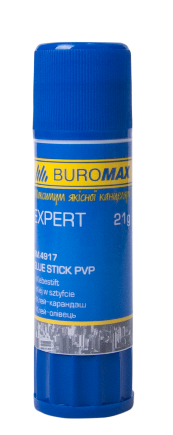Клей-олівець BUROMAX EXPERT PVP 21 г (BM.4917)